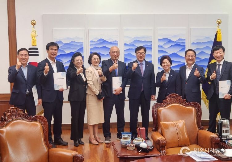 대한민국 평생교육 연대 임원 국회 방문